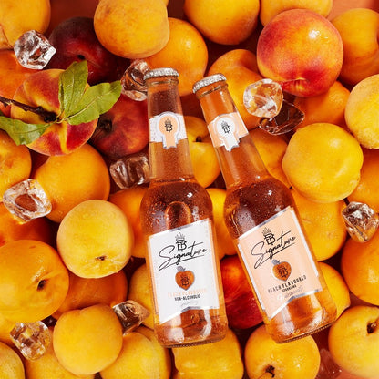 Non Alcoholic BT Signature Peach Flavoured Sparkling Frizzante 24 Pack per Case