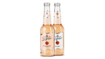 Non Alcoholic BT Signature Peach Flavoured Sparkling Frizzante 4 Pack per Case